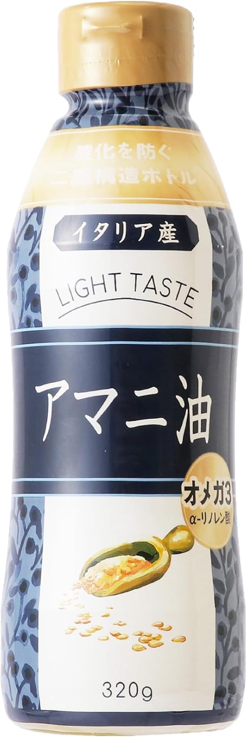 フラット・クラフト アマニ油 亜麻仁油 320g オメガ3 イタリア産 低温圧搾 フレッシュキープボトル コールド... 320g